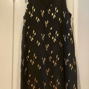 Everly Black and gold sleeveless dress